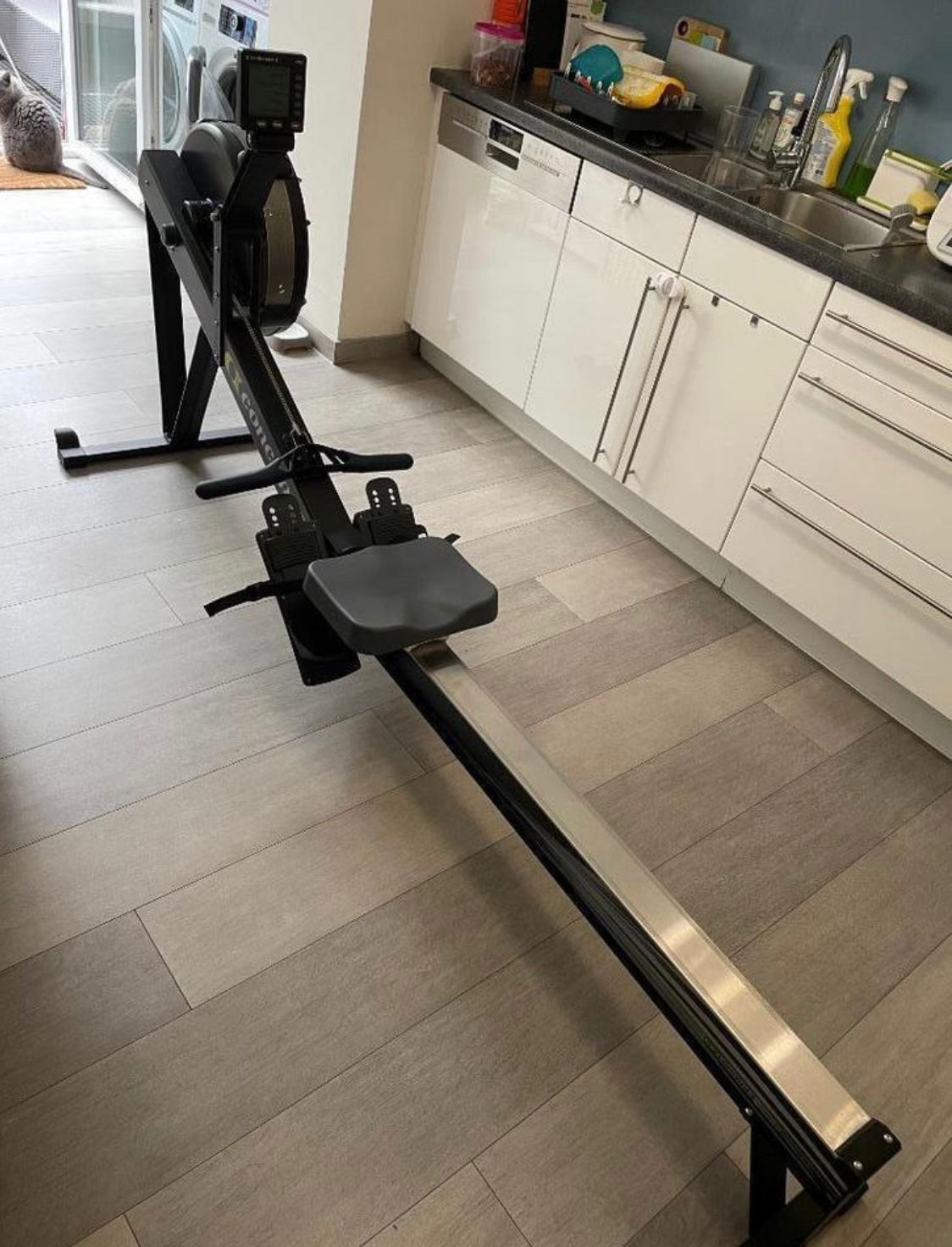 Roeitrainer concept 2 model D PM5 display, Sport en Fitness, Ophalen, Zo goed als nieuw