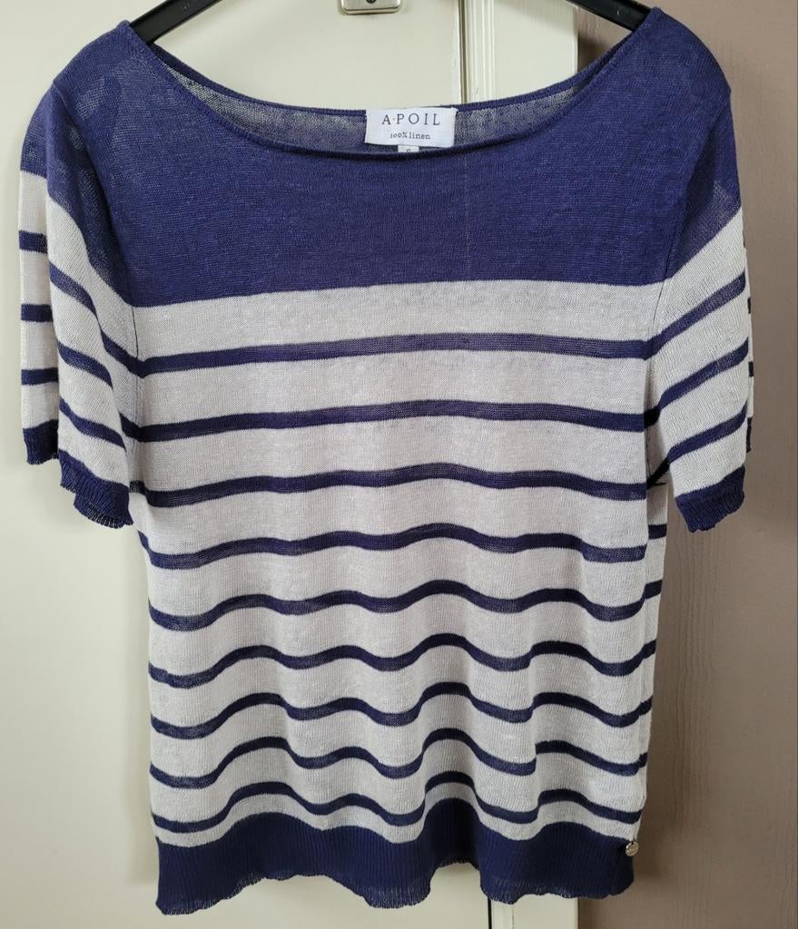 Zomers luchtige bloesje merk A.Poil, S, Kleding | Dames, Ophalen of Verzenden, Maat 36 (S)