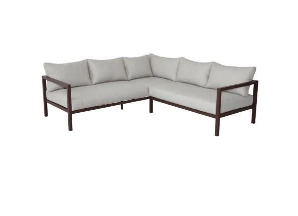 Ensemble de salon de jardin de luxe + table basse noire, Jardin & Terrasse, Ensembles de jardin, Comme neuf, Sets de jardin, Aluminium