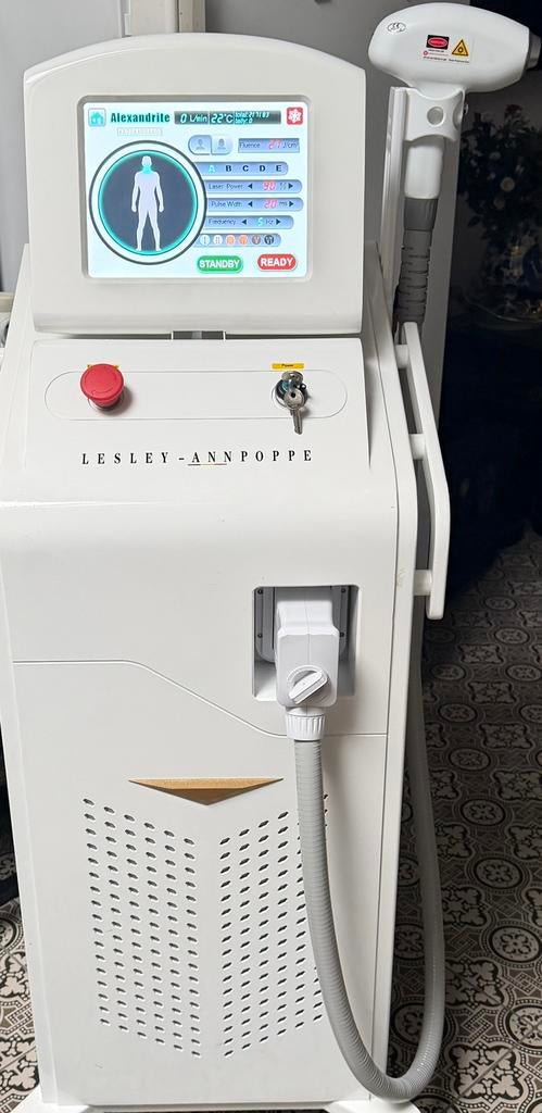 Lesley annpoppe laser, Enlèvement, Laser