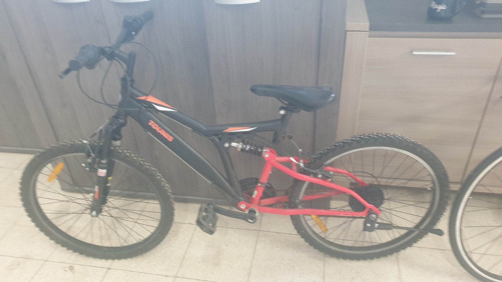 Mountainbike tiener, Ophalen