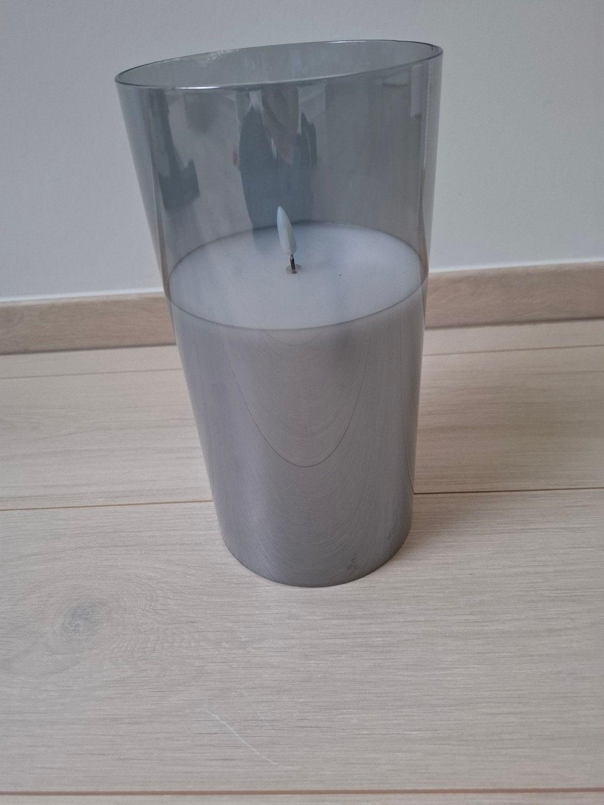 sfeerverlichting kaars 28h x 14b, Kunststof, Overige merken, Ophalen of Verzenden, Zo goed als nieuw