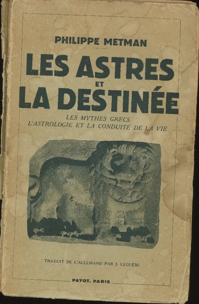 Astrologie : Les astres et la destinée PH. METMAN, Livres, Enlèvement ou Envoi, Utilisé, Astrologie