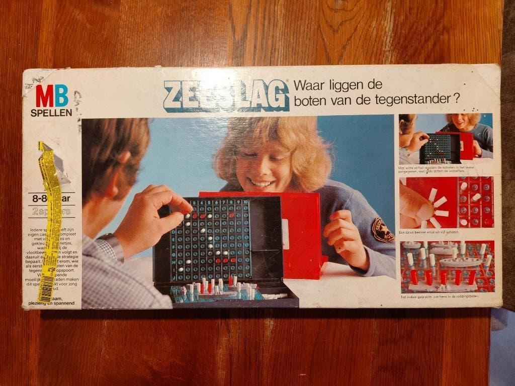 zeeslag, Een of twee spelers, Ophalen of Verzenden, Gebruikt, MB spelen