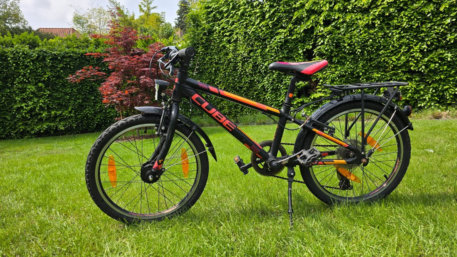 Mountinbike 20 inch - merk Cube, Ophalen, Gebruikt, Velgrem, Versnellingen