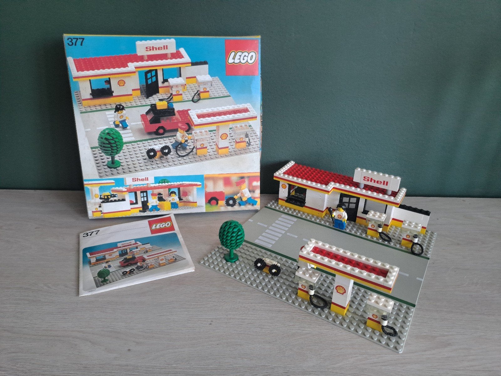Vintage Lego 1978 377 Shell Sevice Station, Enlèvement, Lego, LEGOLAND