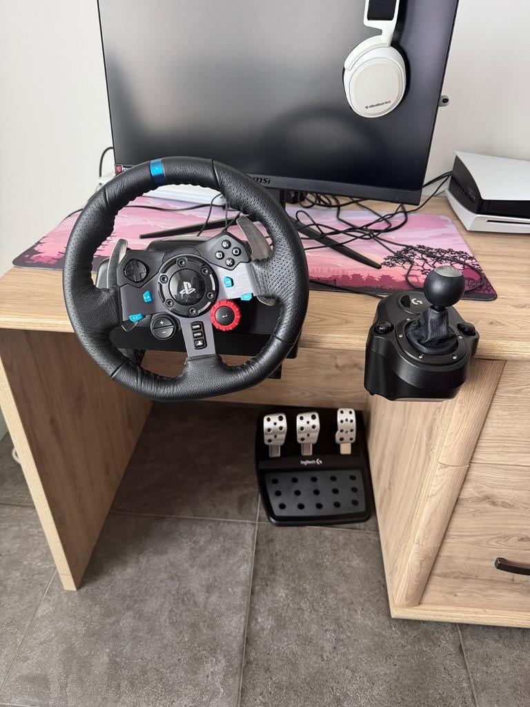 Stuurwiel met pedalen en shifter, Ophalen, PlayStation 3