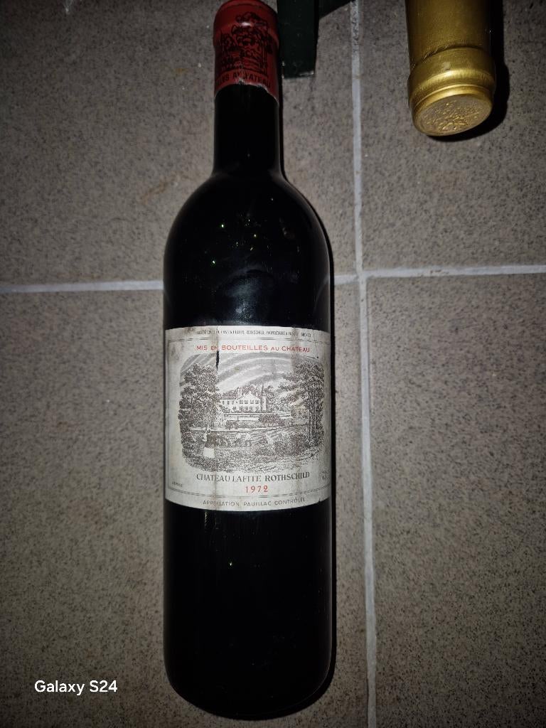 Chateau lafitte rotchild 1972 2 pcs, Collections, Vins, Enlèvement ou Envoi
