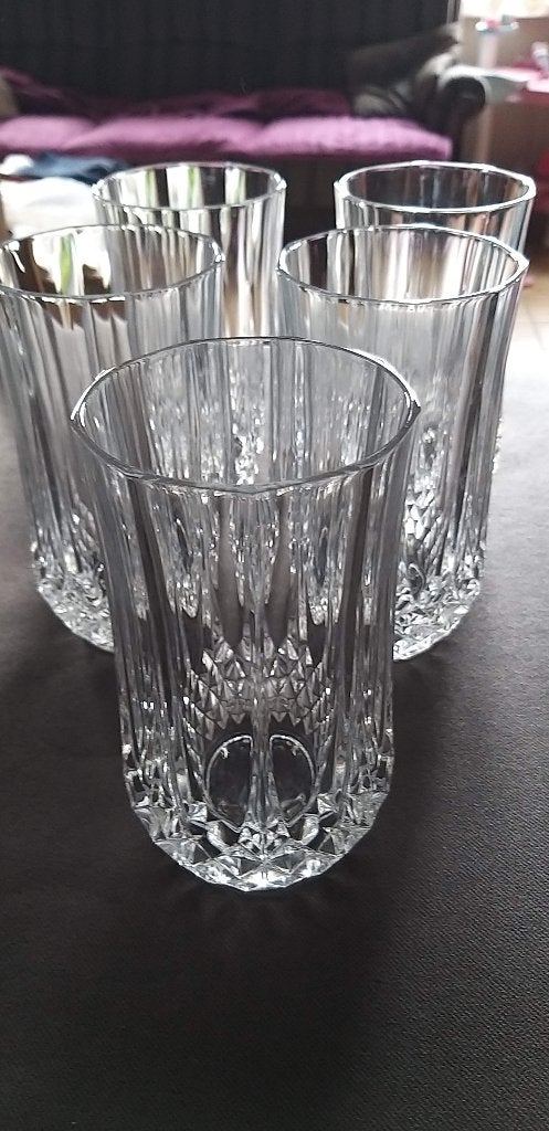 Kristallen glazen, Ophalen, Gebruikt, Glas, Glas of Glazen