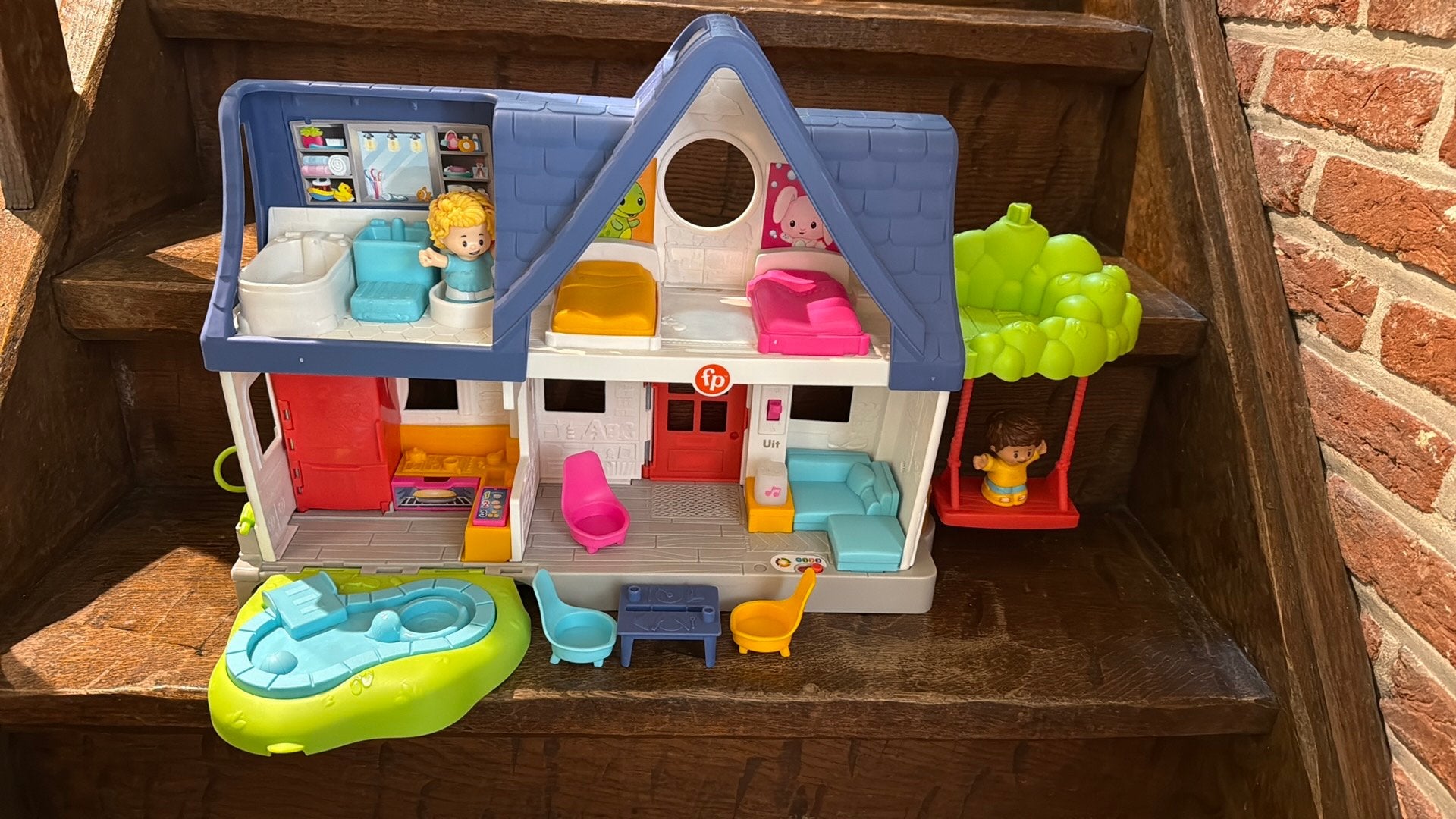 Fisher Price speelhuis, Ophalen, Gebruikt