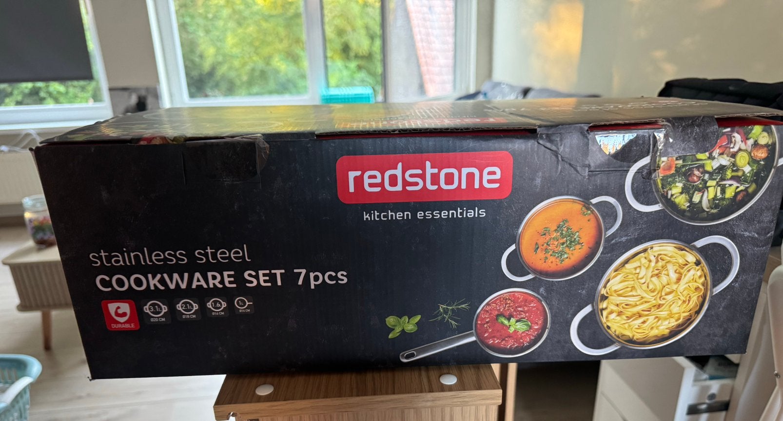 Pannenset - 7 delig - Redstone, Ophalen, Overige materialen, Nieuw, Overige merken