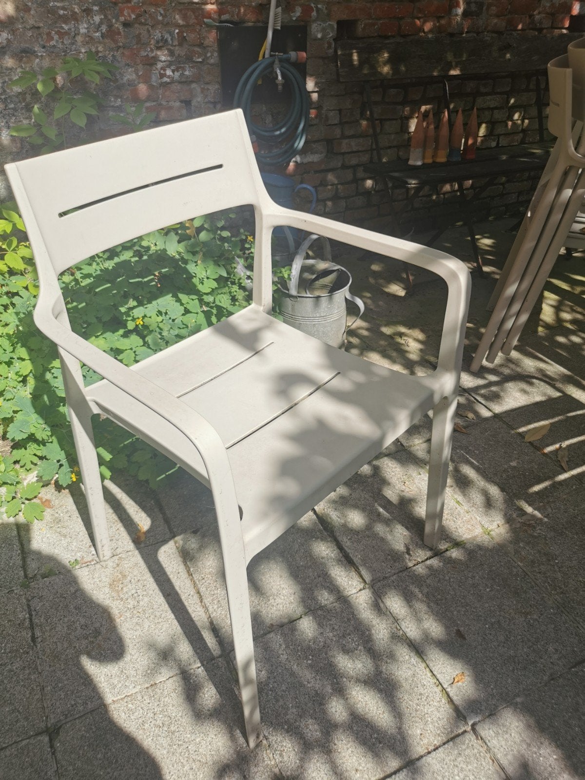 Vier tuinstoelen (JYSK INGSTRUP), Tuin en Terras, Tuinstoelen, Ophalen, Plastic