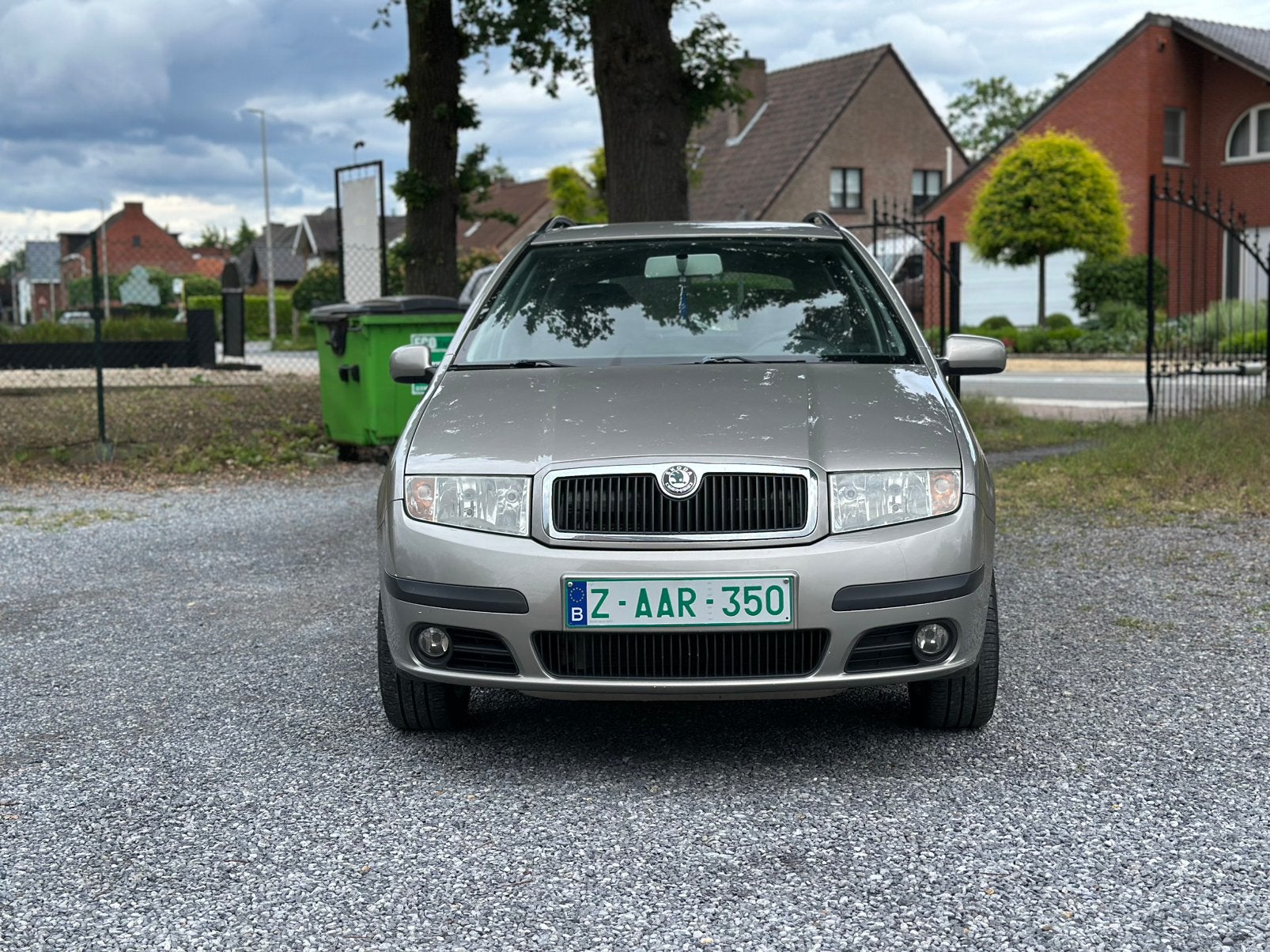 Skoda Fabia 1.4i/Automaat/Gekeurd, Auto's, Skoda, Stof, 4 cilinders, Bruin, Bedrijf