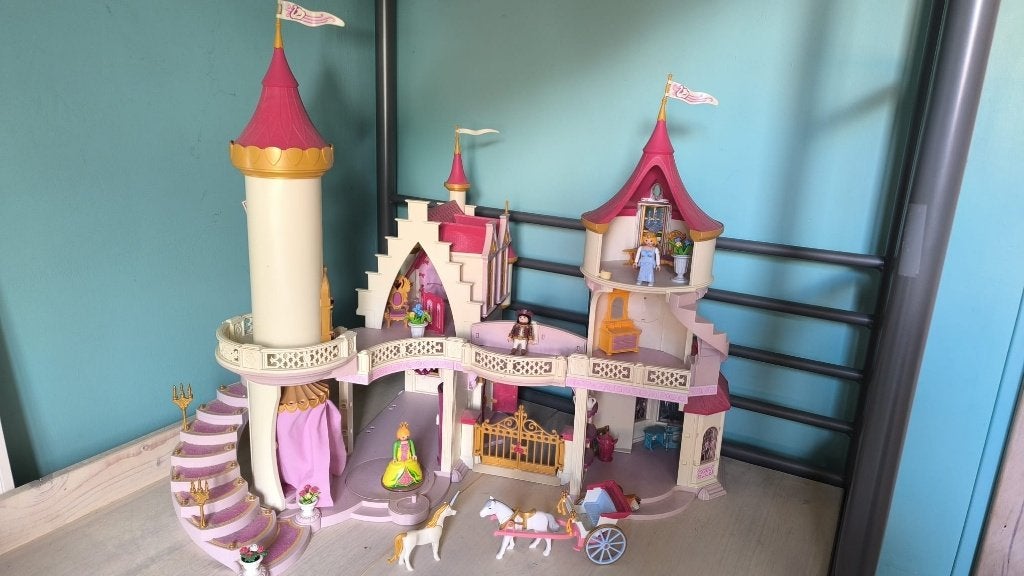prinsessen kasteel playmobil, Ophalen, Complete set, Zo goed als nieuw, Kasteel/Fort