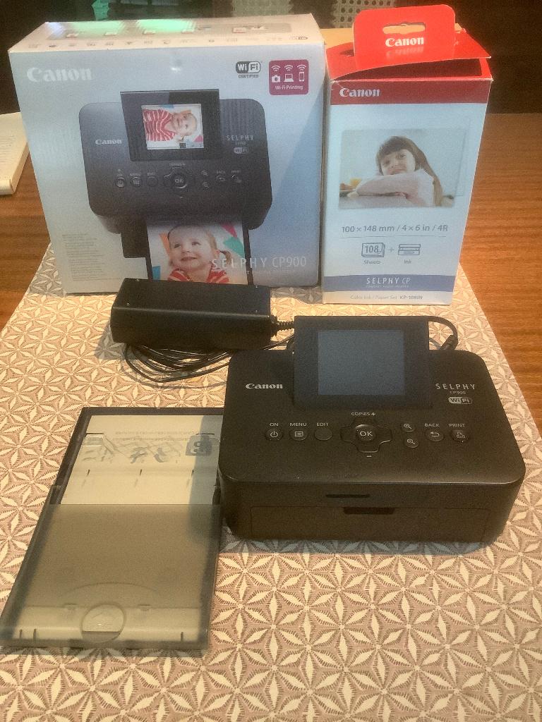 Imprimante photos couleurs Canon SELPHY CP900, Audio, Tv en Foto, Fotografie | Fotopapier, Zo goed als nieuw, Canon, Fotopapier