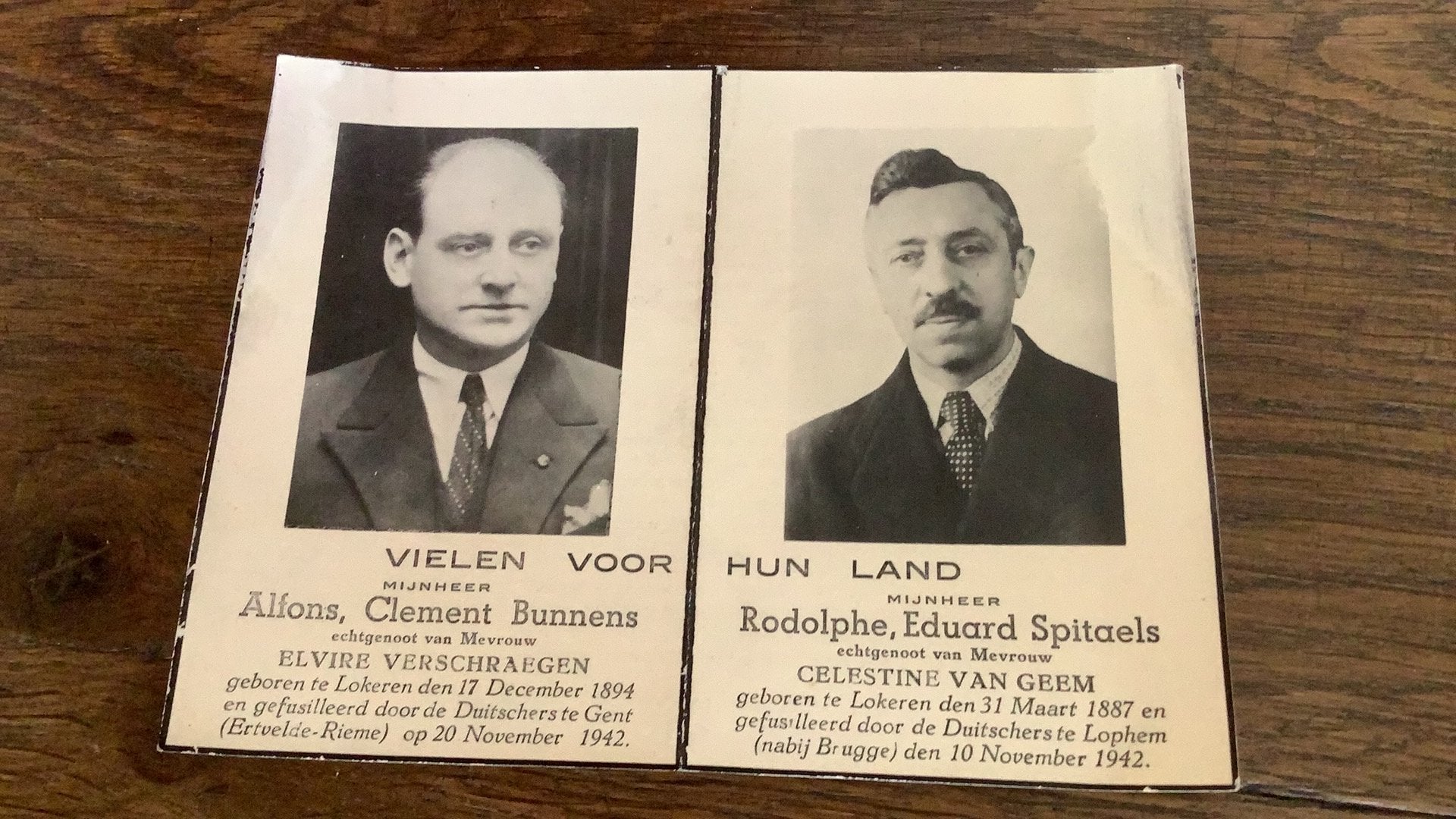 Victimes de guerre de 1942 Lokeren Loppem, Enlèvement ou Envoi