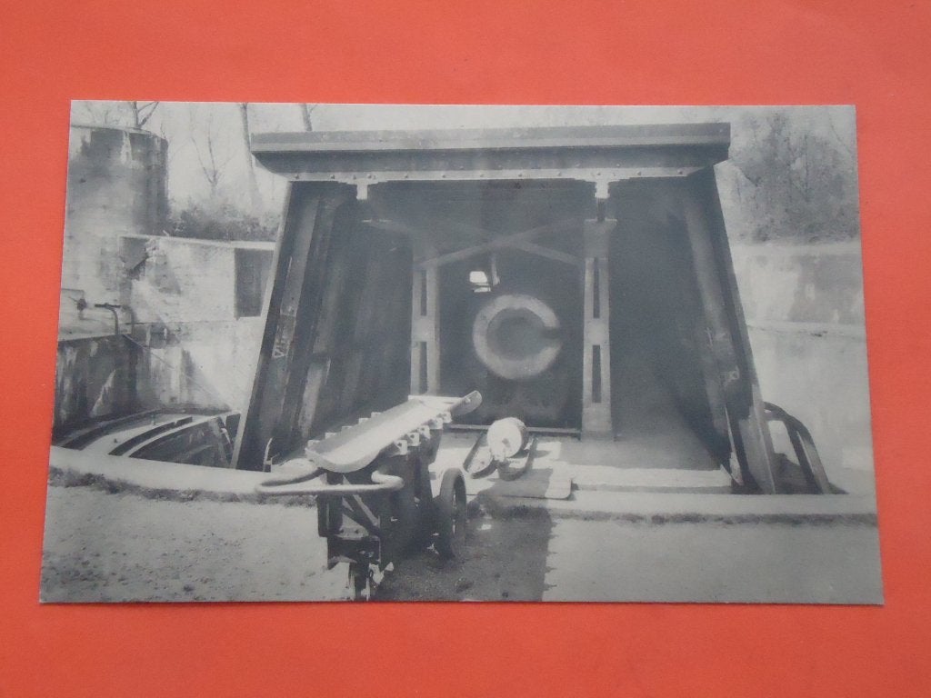 Oorlog 1914 - 1918 Het groot kanon van Leugenboom te Moere, Ophalen of Verzenden, 1920 tot 1940, Ongelopen, West-Vlaanderen