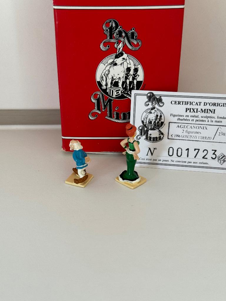 Agecanonix 2 figuren - pixi - minidorp Asterix, Ophalen of Verzenden