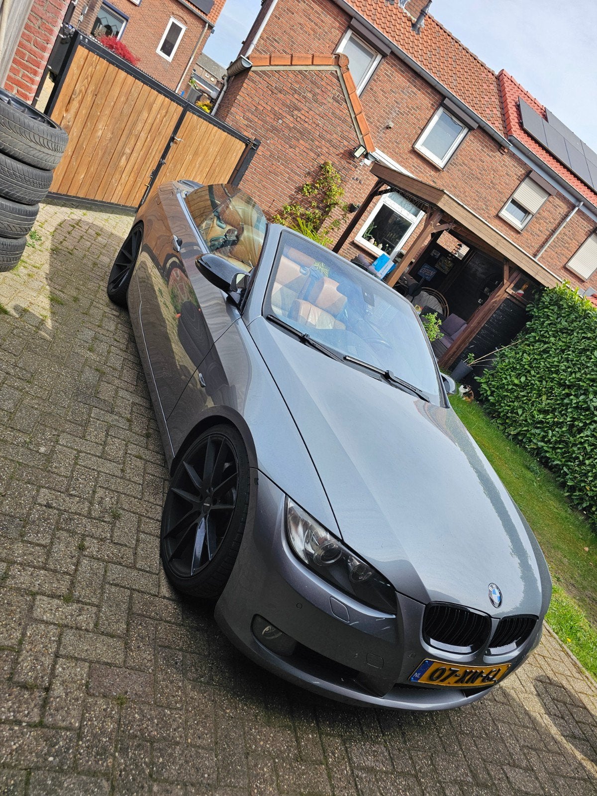 bmw e93 335i 2007 tekoop (360pk), Autos, Cuir, Argent ou Gris, Achat, Cabriolet