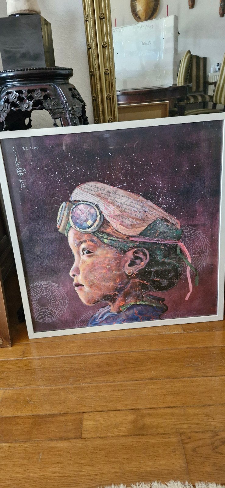 Kleurenlithographie genummerd, Genummerd, Ophalen