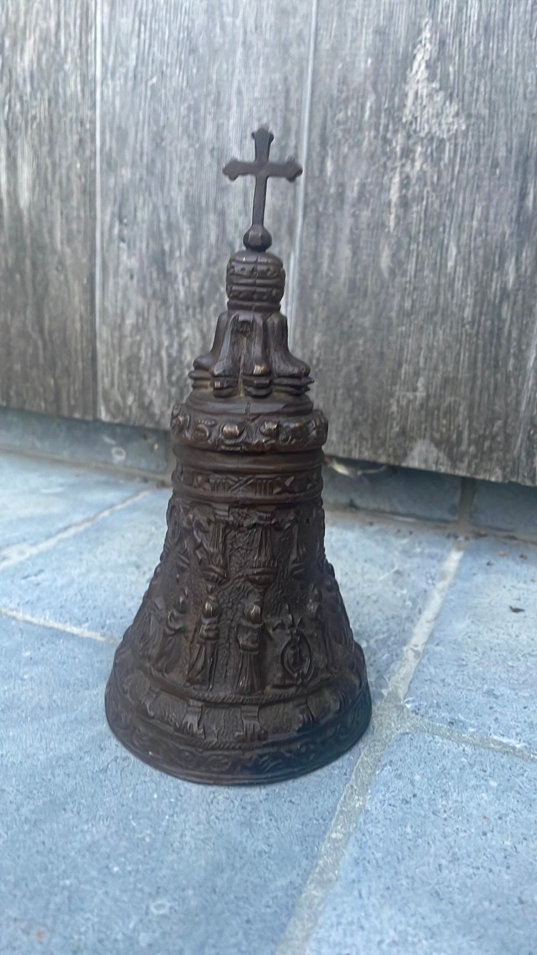 Bronzen klok, Antiek en Kunst, Ophalen of Verzenden, Koper