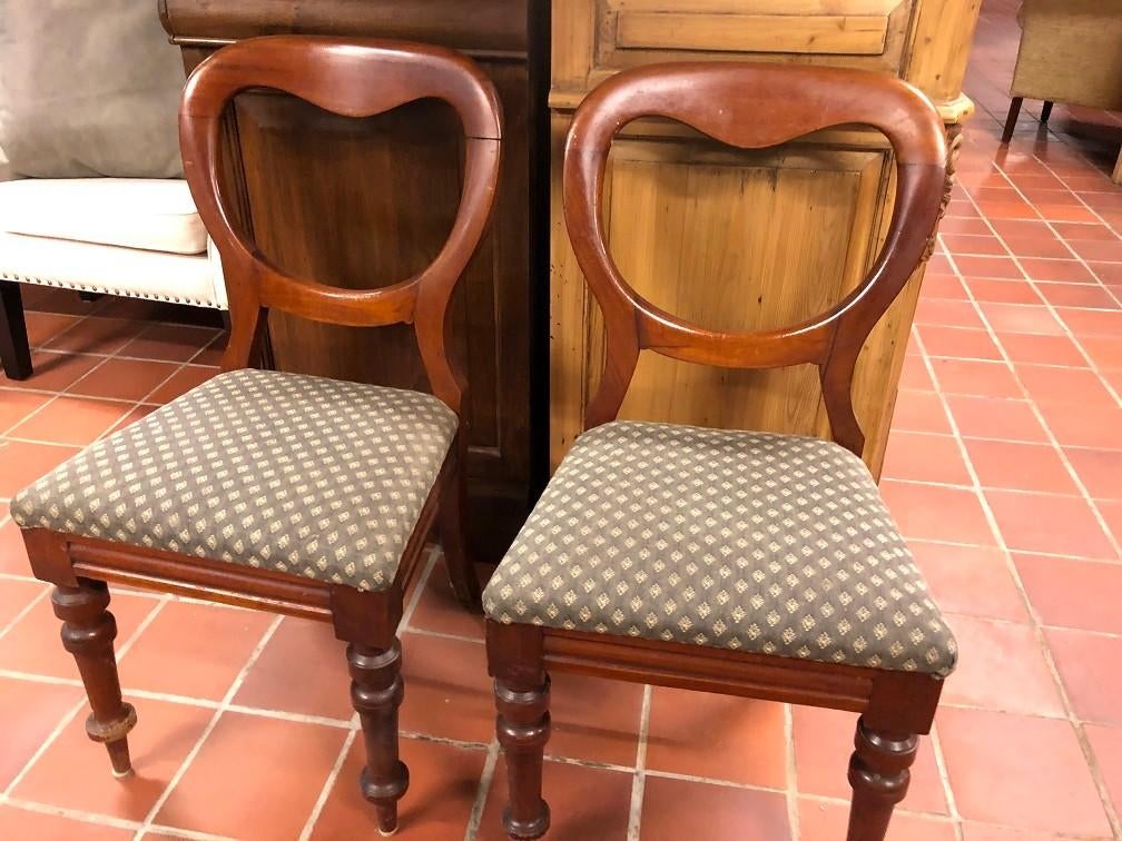 2x antieke stoel biedermeier in zeer goede staat, Antiek en Kunst, Ophalen