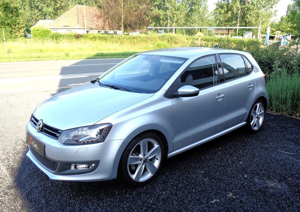 Volkswagen Polo 1.2TSI/ 105Pk/ Automaat/ Garantie, Auto's, Euro 5, Zwart, 4 cilinders, 124 g/km