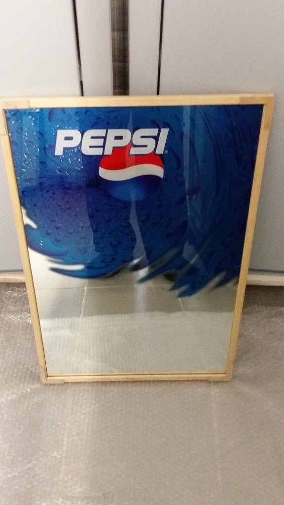 cadre miroir PEPSI COLA, Collections, Enlèvement, Comme neuf, Autres types