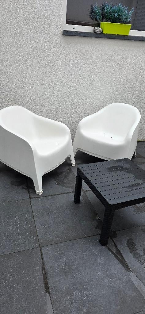 4 fauteuils  jardin ikea, Enlèvement, Utilisé
