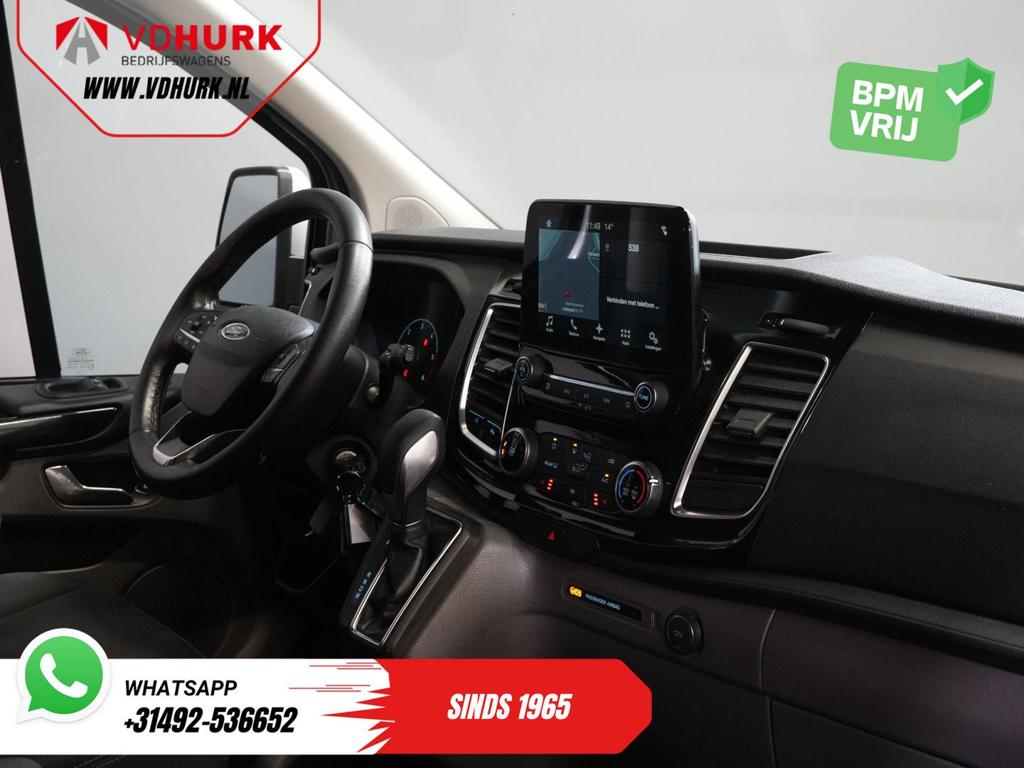Ford Transit Custom 2.0 TDCI 130 pk L2 Limited DC Dubbel Cab, Automaat, 186 g/km, Parkeersensor, Bedrijf