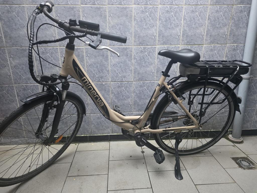 Minerva elektrische fiets, Autres marques, 51 à 55 cm, 50 km par batterie ou plus, Enlèvement