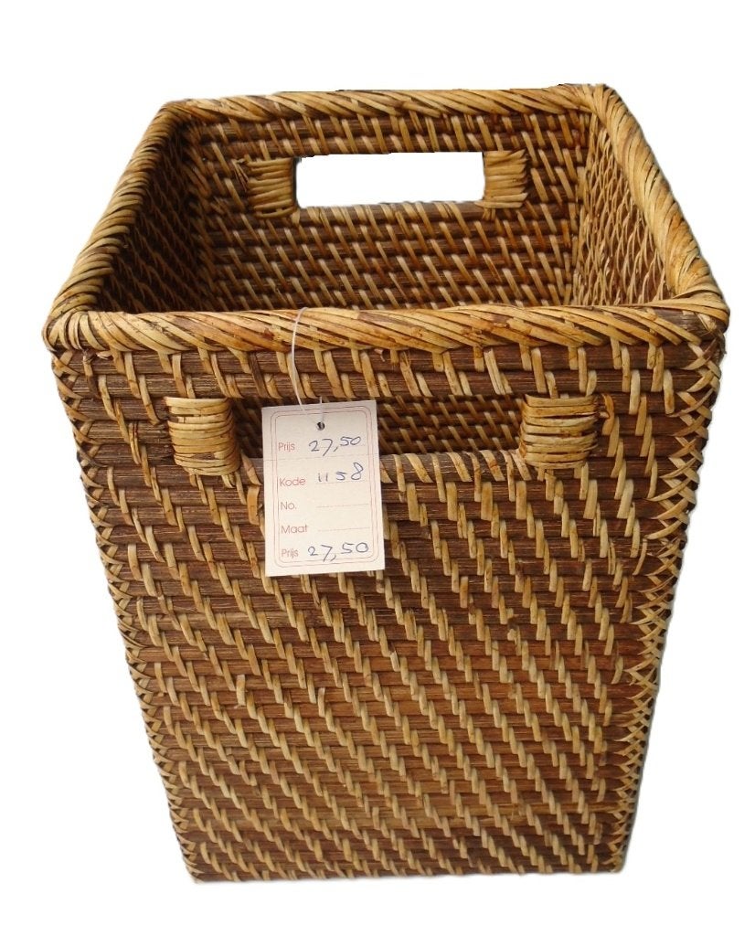 ZEEGRAS MANDEN HOOG MODEL 33,5 x 22,5x 22,5 CM NIEUW, Mand, Nieuw, Ophalen of Verzenden, Riet