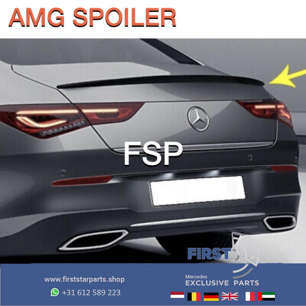 W118 C118 CLA35 AMG KOFFERBAK SPOILER Mercedes CLA AMG 2018-, Auto-onderdelen, Gebruikt, Ophalen of Verzenden, Achter, -