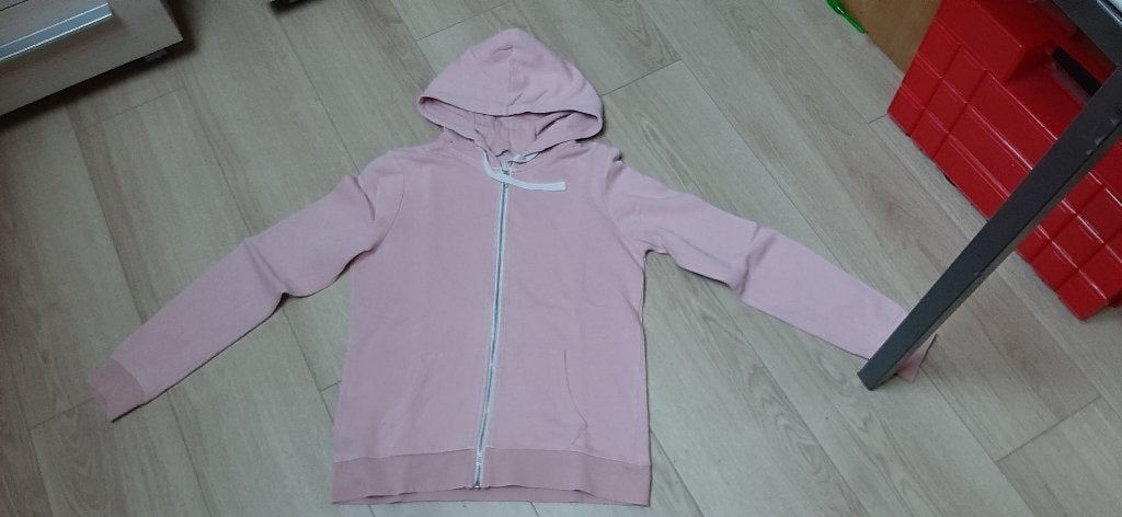 Roze sweater met kap maat S - 36, Ophalen, Clockhouse C&A, Zo goed als nieuw, Roze