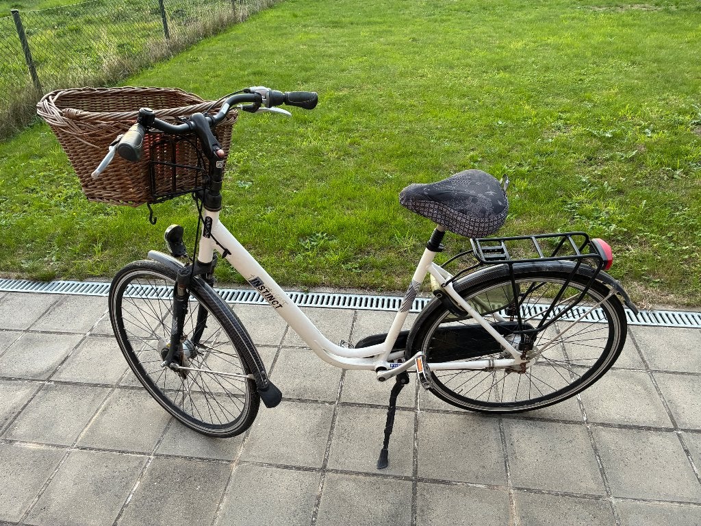 Damesfiets met mand, Fietsen en Brommers, Gebruikt, (Extra) lage instap, 50 tot 53 cm, Trommelrem