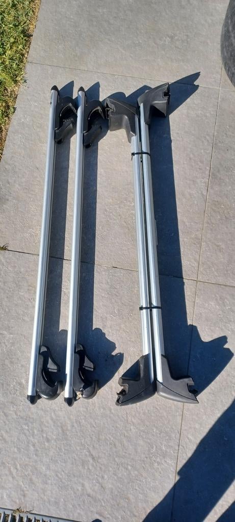 Dakdragers Opel en tweede universeel voor open dakrails, Ophalen, Gebruikt