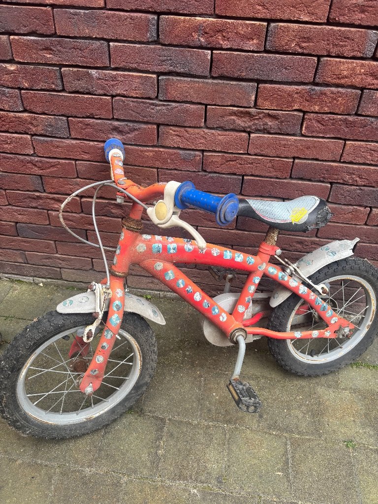 Kinderfiets, Ophalen, Gebruikt, Velgrem