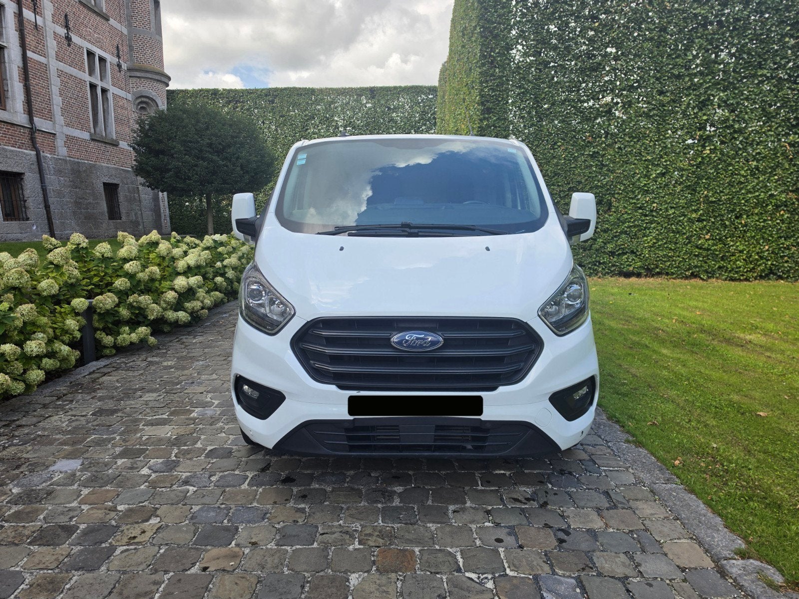 FORD TRANSIT CUSTOM L2 – BTW WAGEN 2021 – 2.0 ECOBLUE – 131, Auto's, Bestelwagens en Lichte vracht, Stof, 1995 cc, 4 cilinders