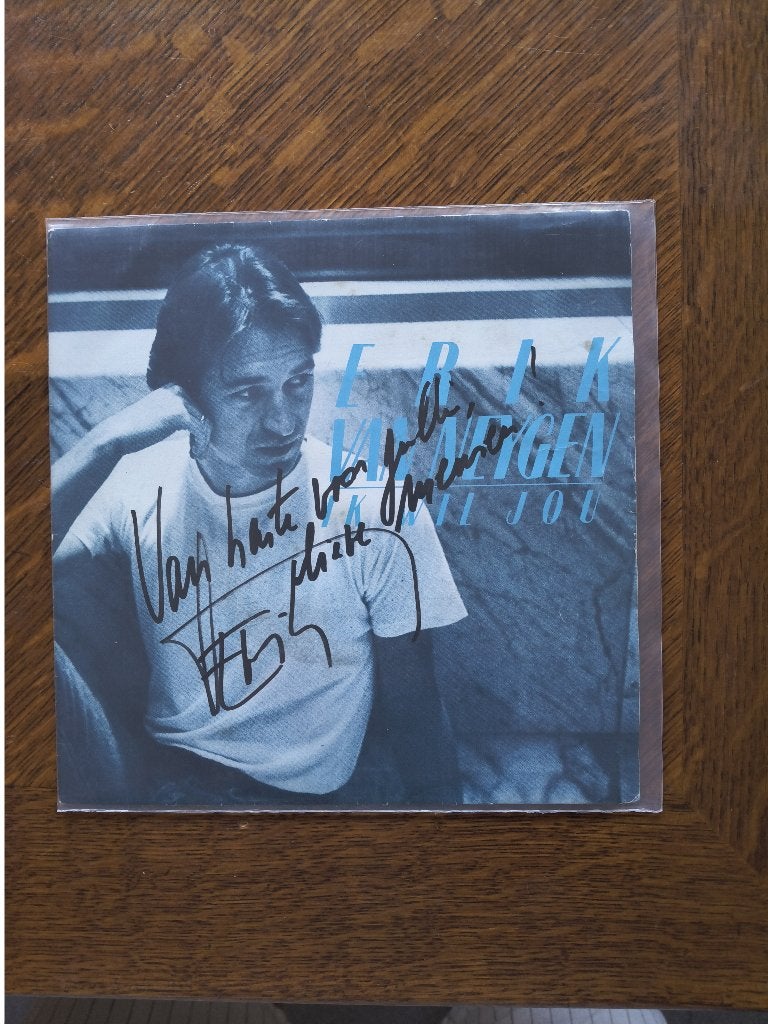 Erik van Neygen 45t met handtekening, Verzenden
