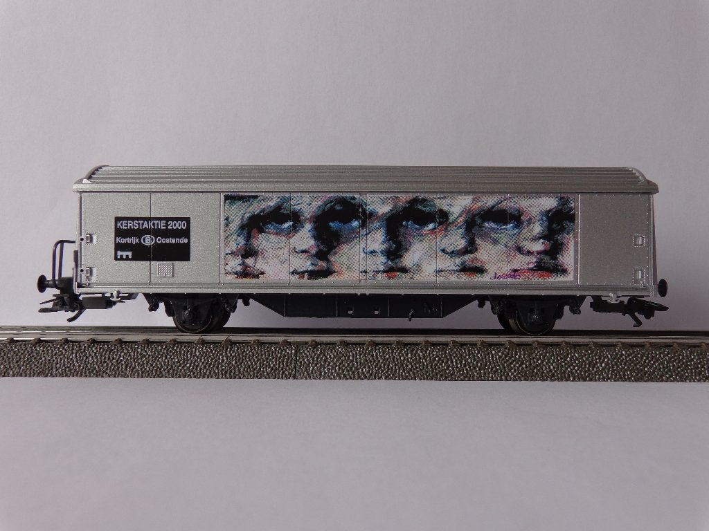 Marklin ho sncb/nmbs Wagon 'KERSTAKTIE 2000'., Hobby en Vrije tijd, Ophalen of Verzenden, Nieuw, Wagon, Märklin
