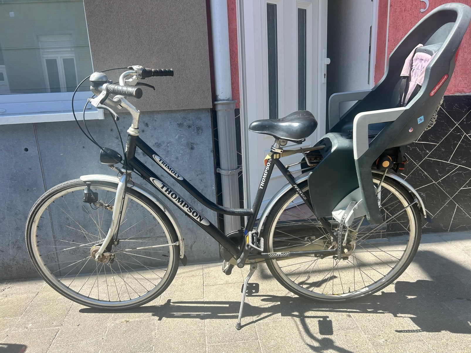 Thompson fiets met kinderzitje, Versnellingen, Nieuw, 1 zitje, Ophalen