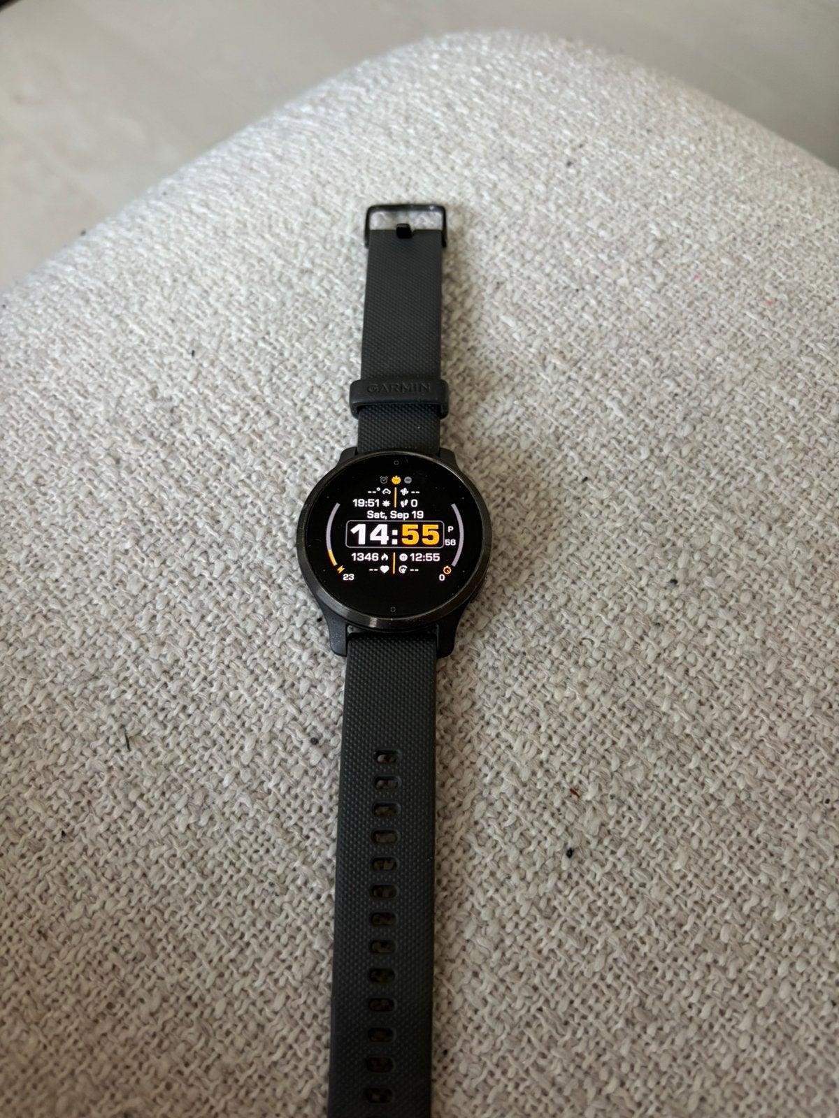 Garmin Venu 2S Music (40mm, zwart) smartwatch met GPS, Handtassen en Accessoires, Gebruikt, Zwart, Ophalen of Verzenden, Waterdicht