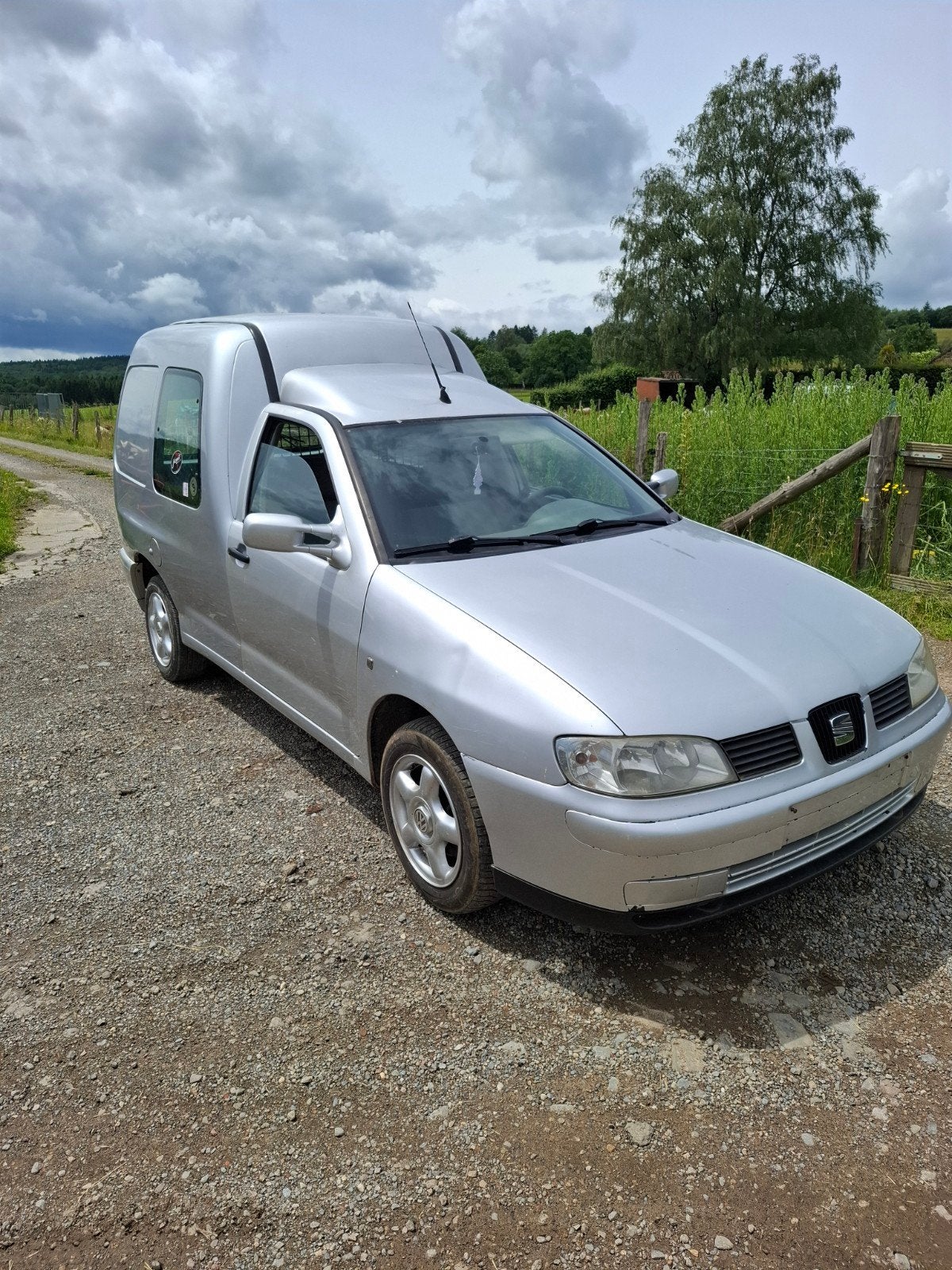 A vendre ou echange vw caddy, Autos, Argent ou Gris, Achat, 2 places, Diesel