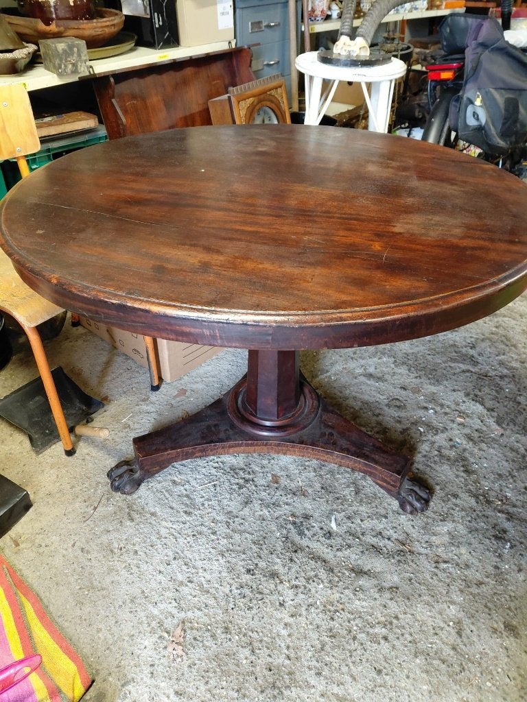 Antiek Engelse tafel, Ophalen