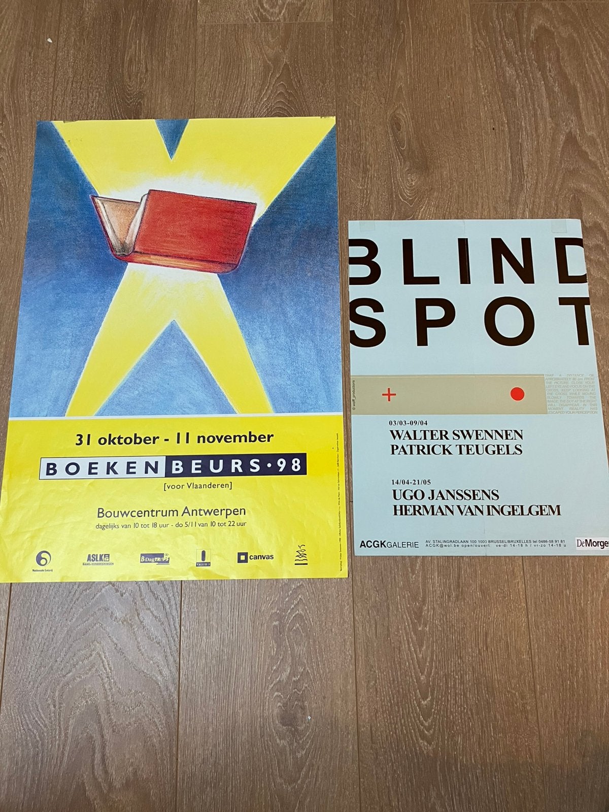 2 affiches de Walter Swennen, Enlèvement ou Envoi