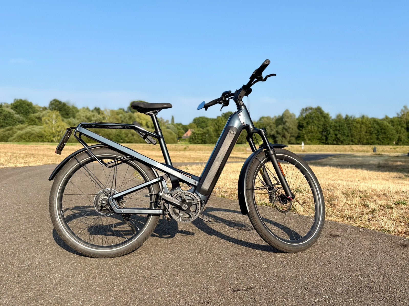 R&M Hommage4 Vario HS 2024 mt54 1250Wh, Riese & Müller, 51 à 55 cm, 50 km par batterie ou plus, Comme neuf