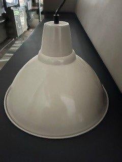 Lampe suspension IKEA en métal blanc, Enlèvement, Comme neuf, Métal, Moins de 50 cm