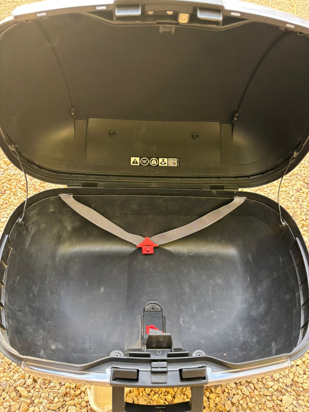 Porte bagage avec top case pour Suzuki bandit 600 année 2004, Motos, Enlèvement ou Envoi, Comme neuf