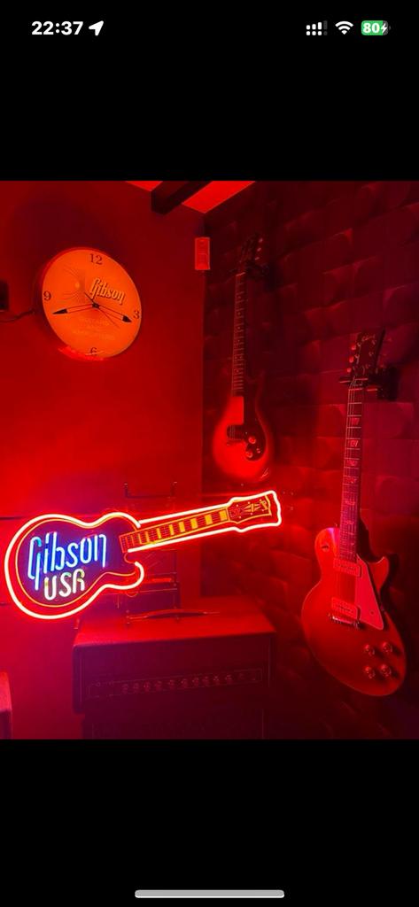 Originele Vintage Neon Gibson, Ophalen, Gebruikt, Gibson