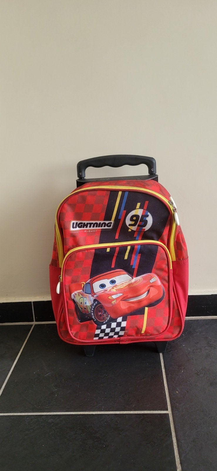 boekentas cars, Ophalen